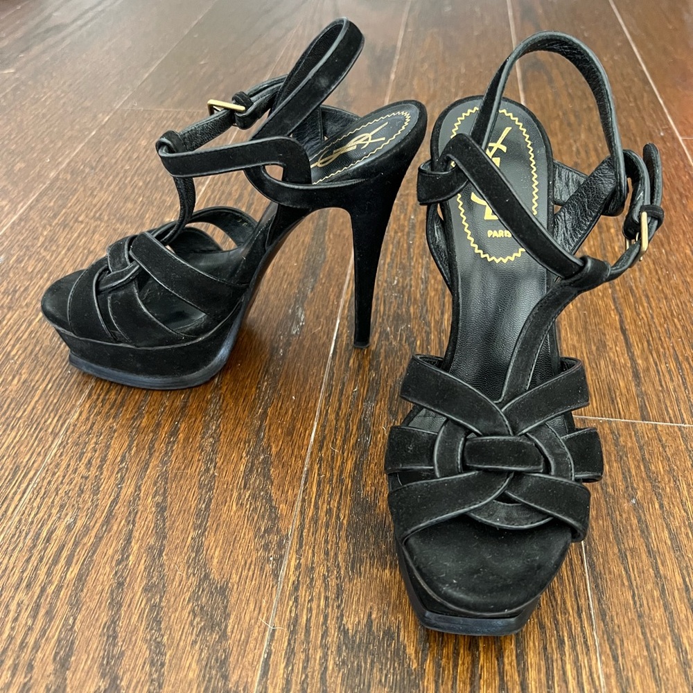 Authentic Saint Laurent Tribute Heels Size 36 - GREAT CONDITION